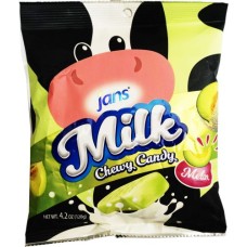 05.52613 - JANS MILK CHEWY MELON 20x4.2oz 05.52613 - JANS MILK CHEWY MELON 20x4.2oz