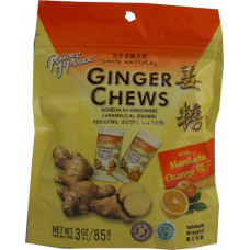 05.77205 - POP GINGER CHEWS ORANGE 12x4oz