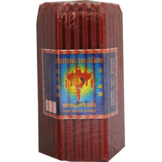 80.77003 - S.R. CANDLE 5"RED 50pkg
