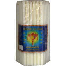 80.77014 - S.R. CANDLE 6" WHITE 50pkg