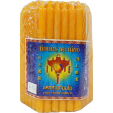 80.77022 - S.R. CANDLE 4.5" YELLOW 50pk